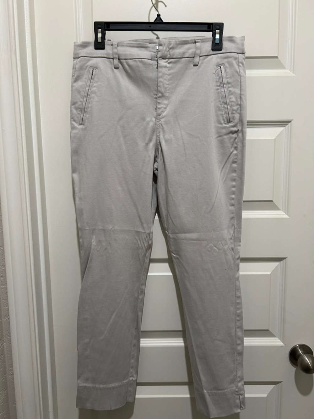 Level 99 Light Gray Straight Leg Chinos